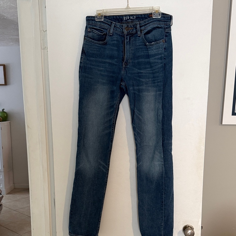 Red Ale Men's Slim Fit Blue Jeans